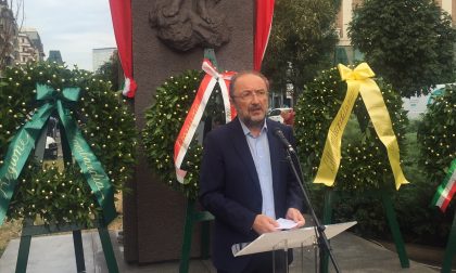 L'ex sindaco di Vimercate all'anniversario della strage di piazzale Loreto