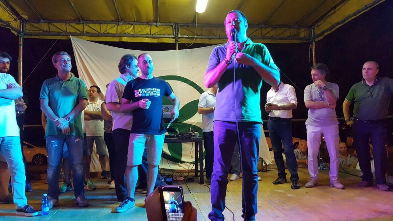 Salvini ad Arcore torna ai vecchi temi – VIDEO