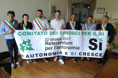 Referendum per l’autonomia: nasce il comitato dei sindaci per il sì