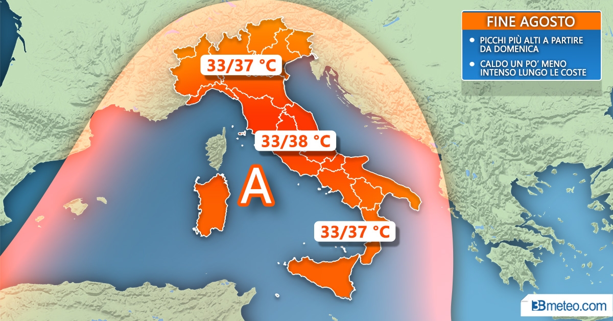 Arriva Polifemo: nuova ondata di caldo torrido sulla Brianza