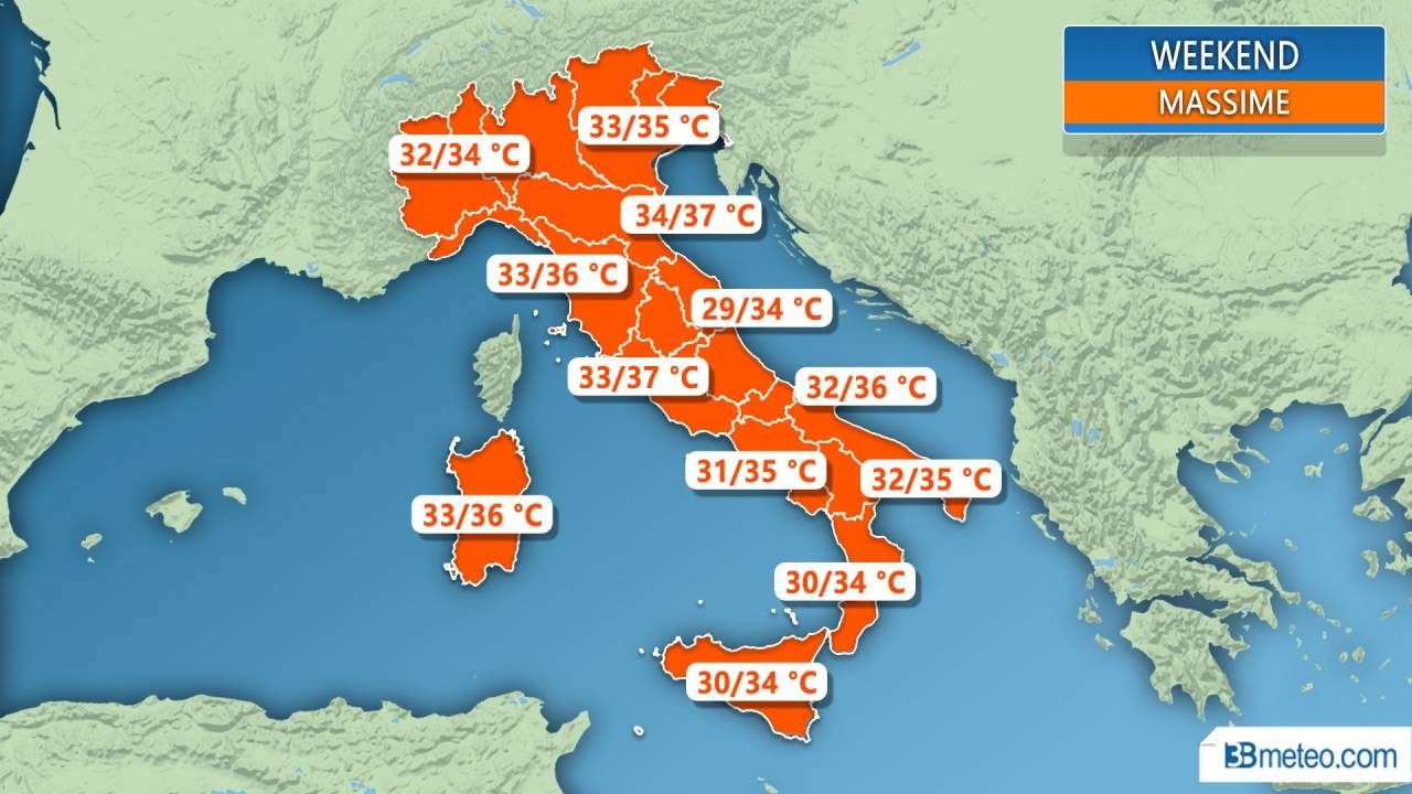 Meteo in Brianza: nuova settimana di caldo record. Niente piogge fino a settembre