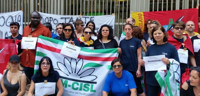 Ceme di Carugate: lotta contro il tempo per bloccare i licenziamenti
