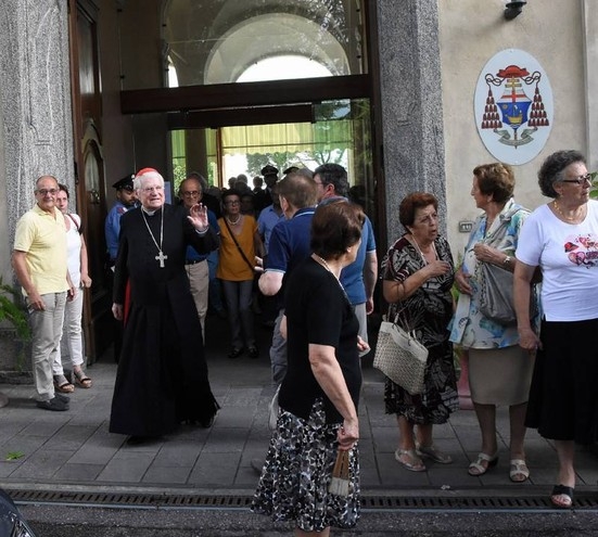 Tettamanzi: oggi il trasferimento a Milano