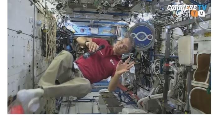 Paolo Nespoli parla dallo spazio