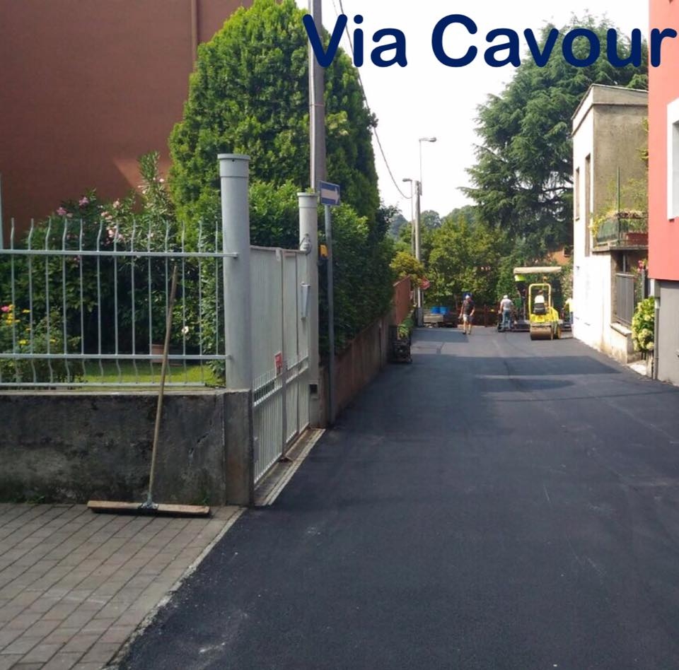 Triuggio, lavori di asfaltatura sul territorio