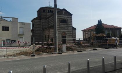 Ronco: partiti i lavori per il rifacimento del sagrato della chiesa