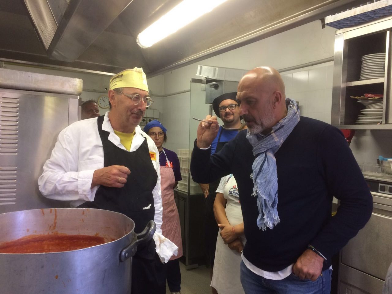Agrate: il sindaco di Amatrice ospite a sorpresa a Omate