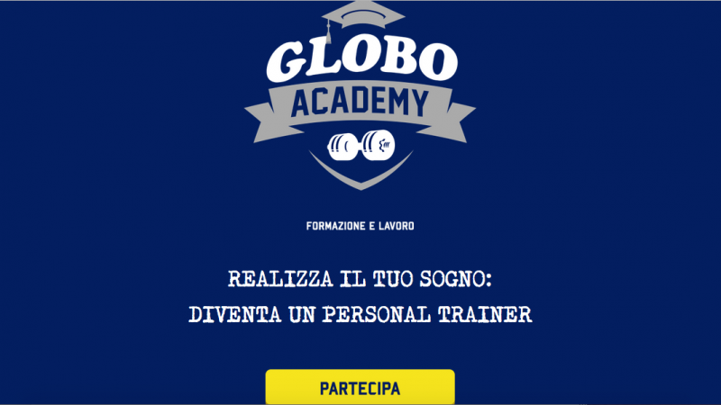 Con Globo Academy puoi diventare Personal Trainer Professional