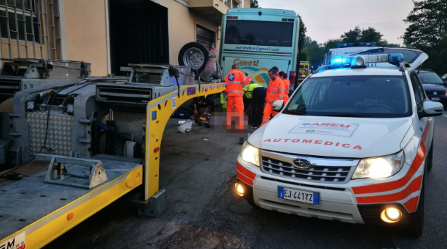 Schiacchiato in officina, è morto Stefano Casati