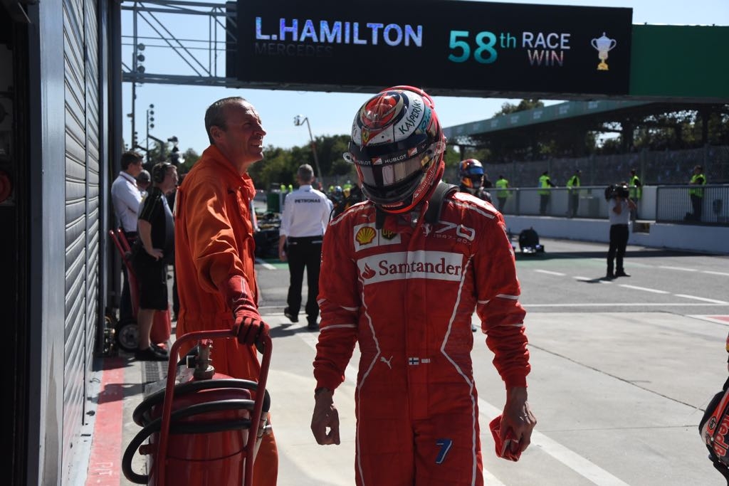 La Ferrari è terza a Monza, il podio esalta i tifosi delle rosse