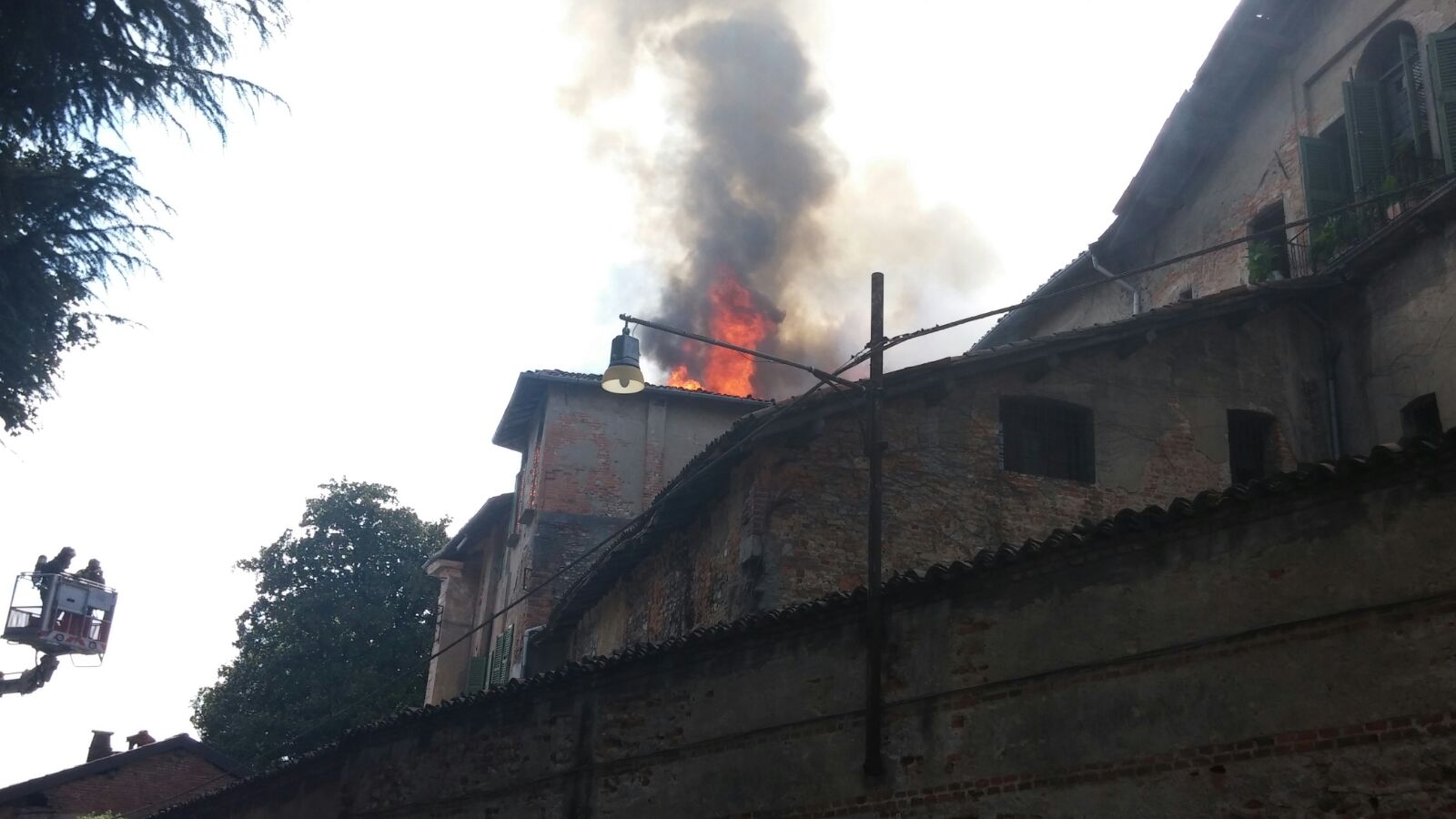 Incendio Villa Traversi