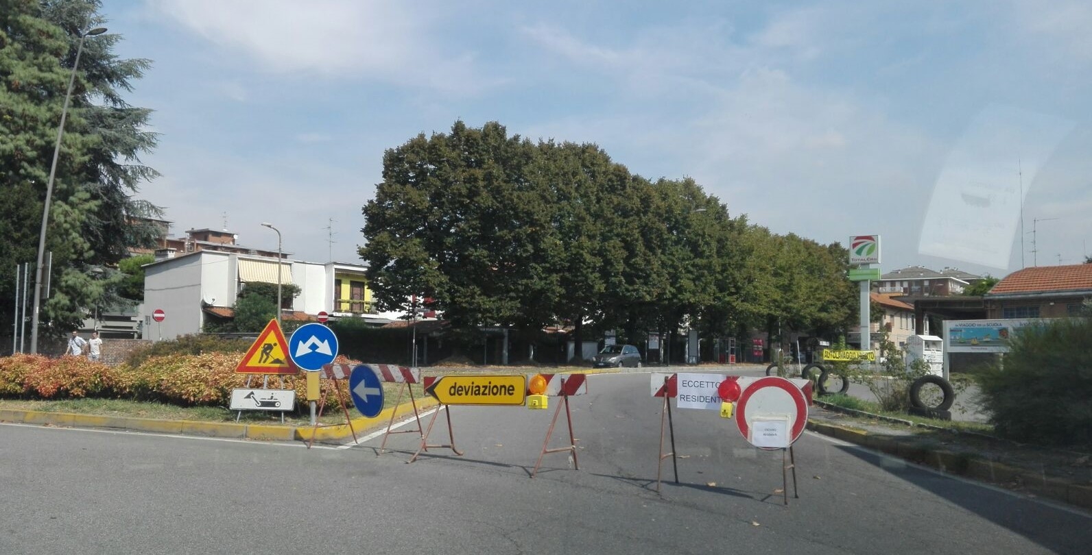 Viale Libertà chiuso al traffico