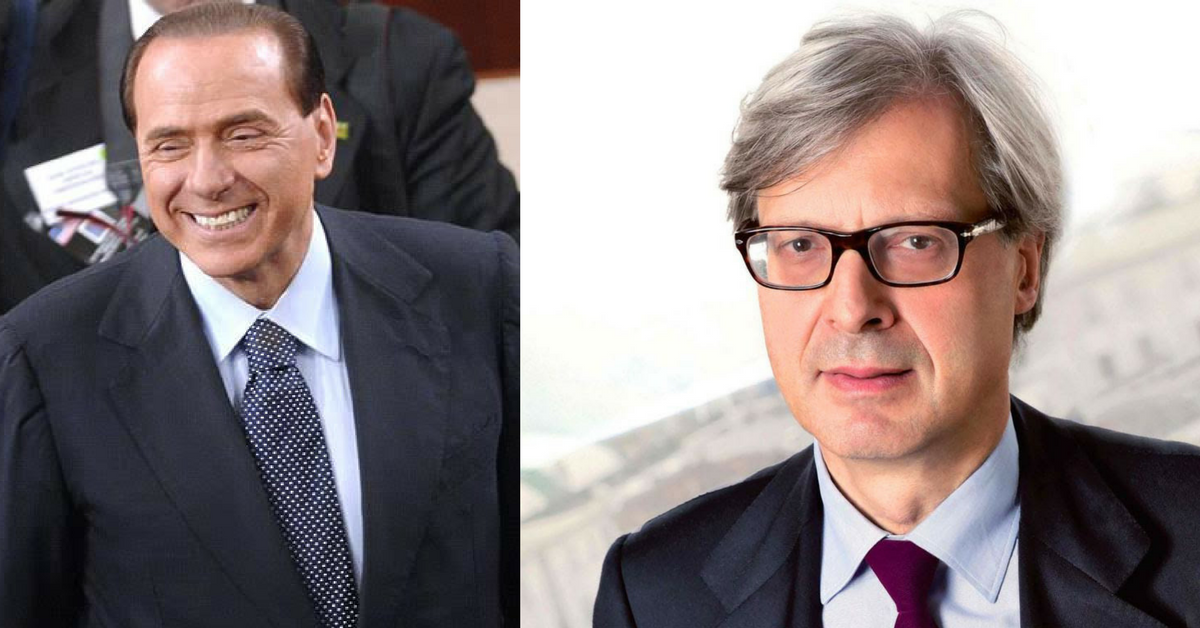Incontro “segreto” ad Arcore tra Sgarbi e Berlusconi