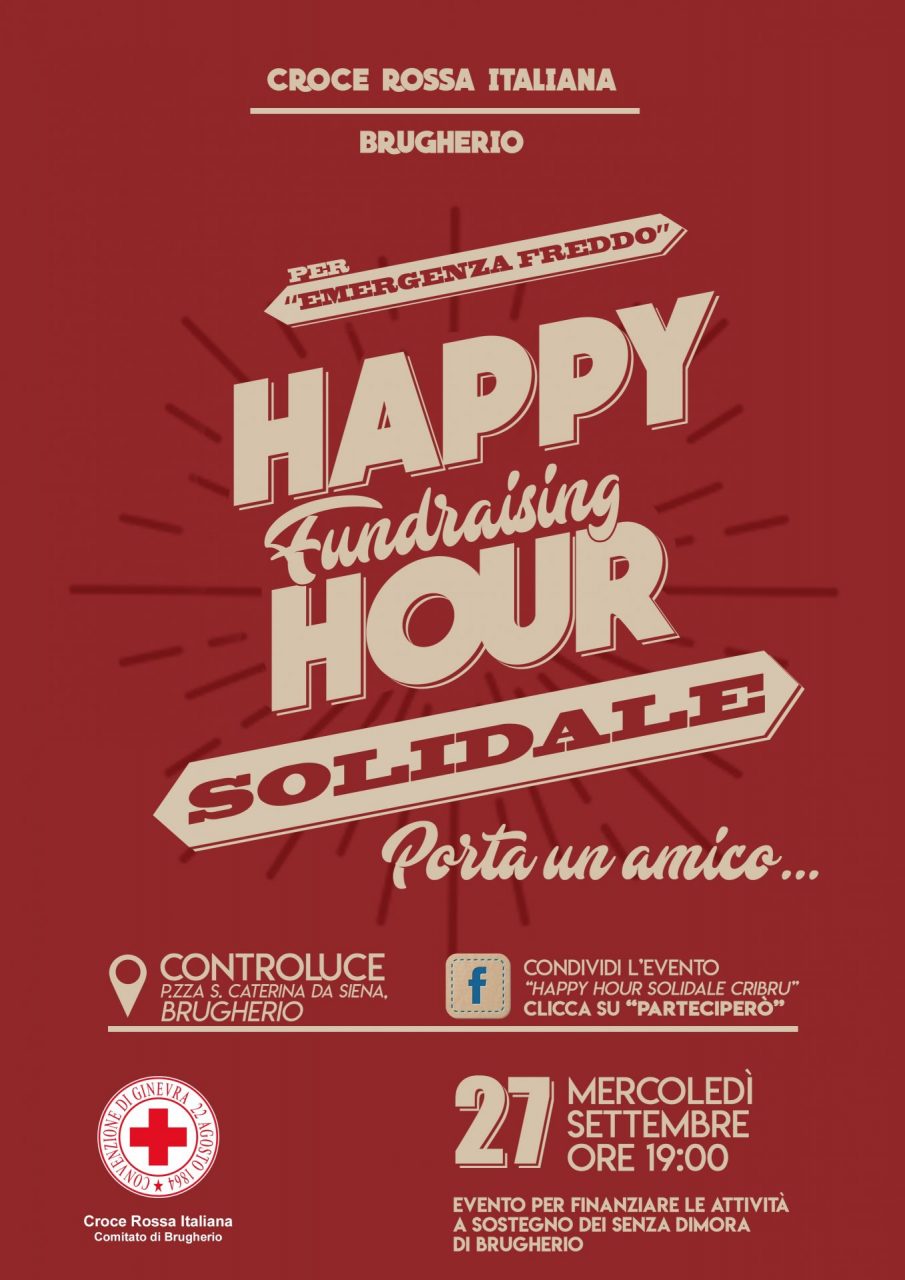 Happy Hour solidale con la Croce rossa di Brugherio