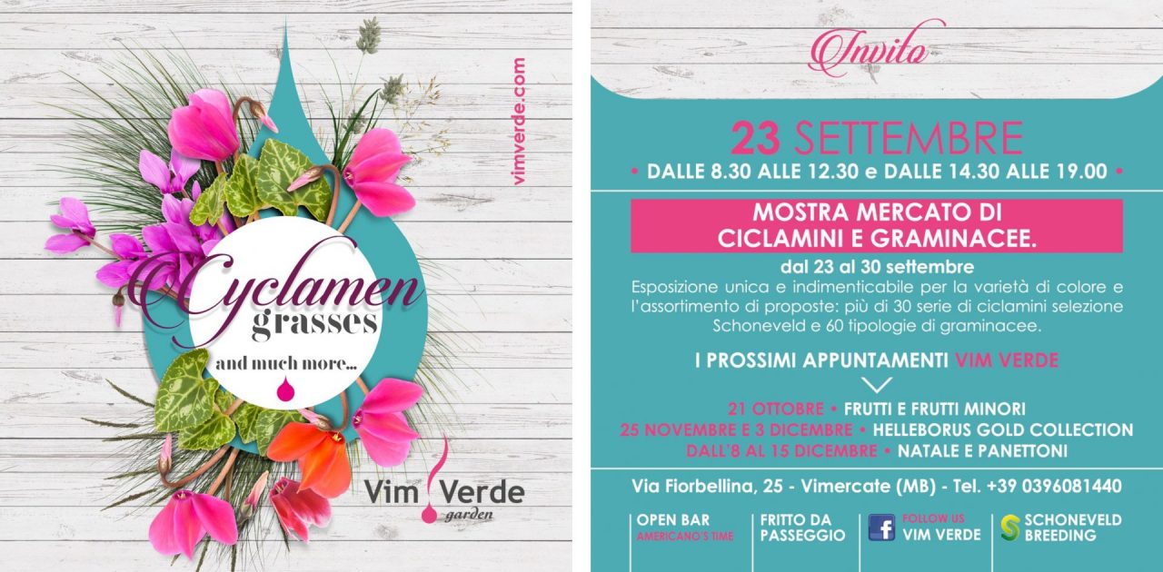 Vimercate – Protagonisti i ciclamini e le graminacee da Vim Verde