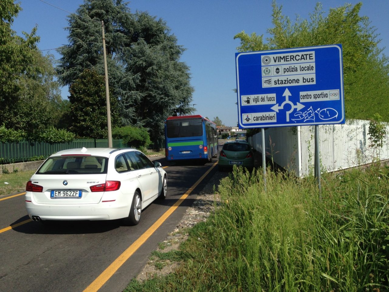 A Vimercate chiude via Santa Maria Molgora