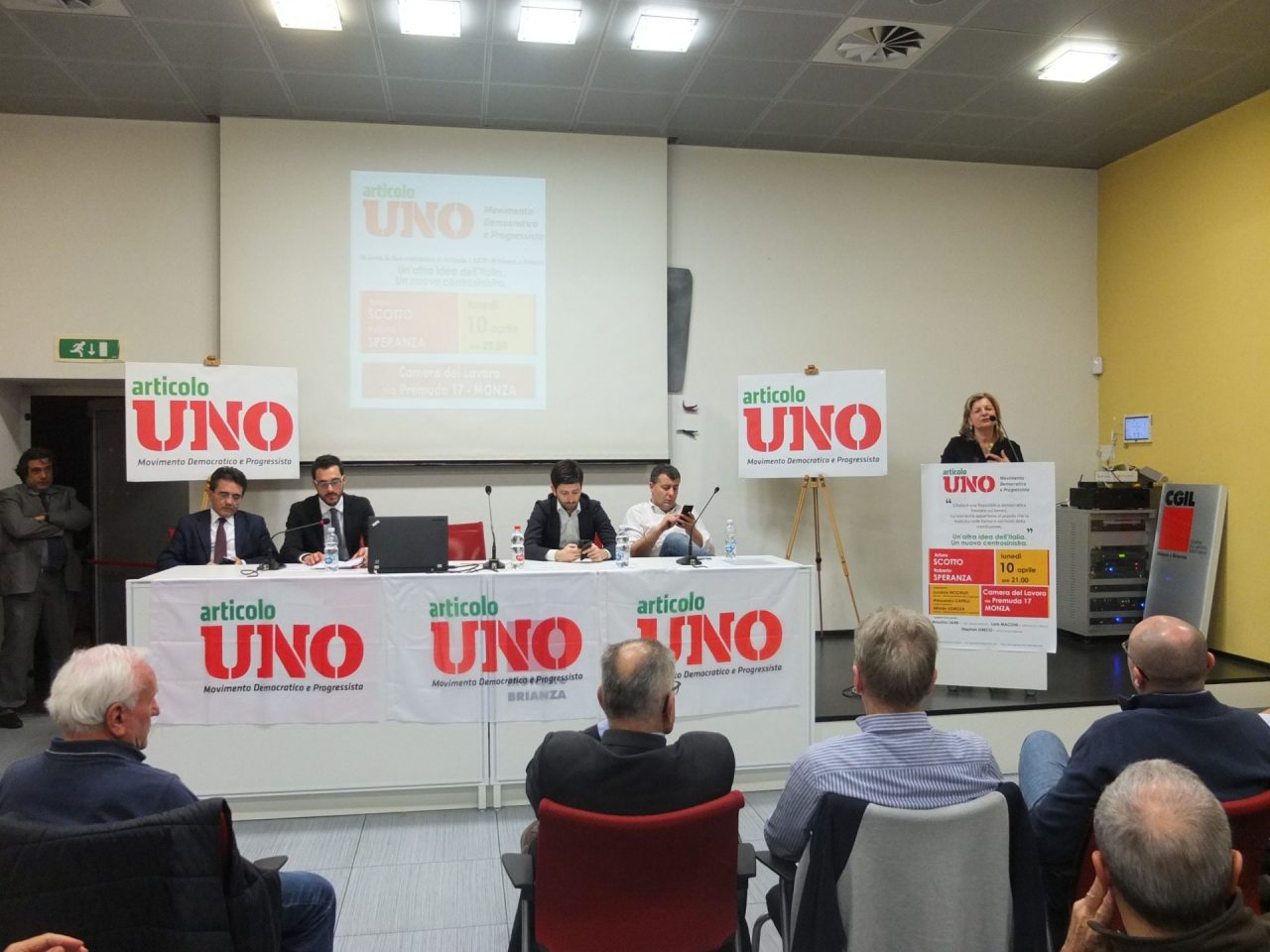 Articolo Uno, assemblea pubblica per discutere di lavoro, sanità, legalità e ambiente
