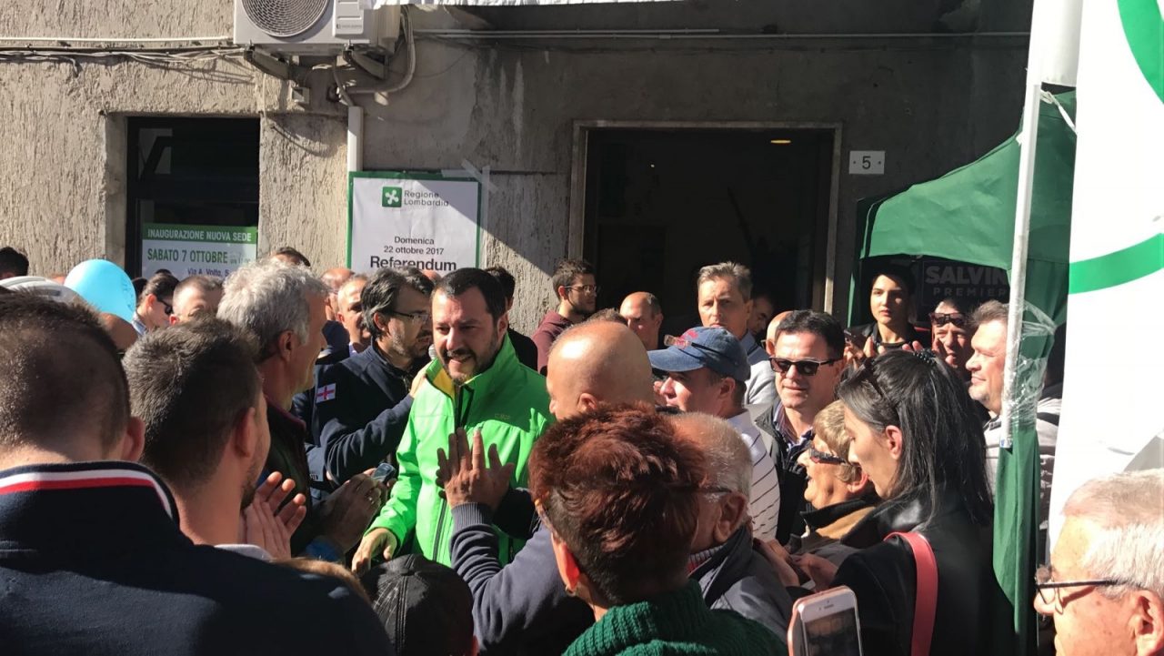 Cornate: Salvini all’inaugurazione della nuova sede della Lega VIDEO