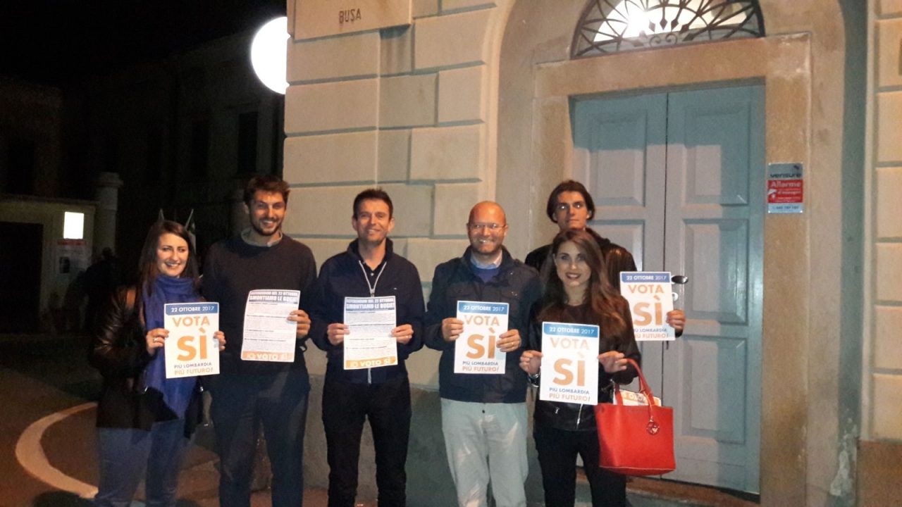 Besana: dentro il”no” al referendum del Pd, fuori il volantinaggio per il “si”