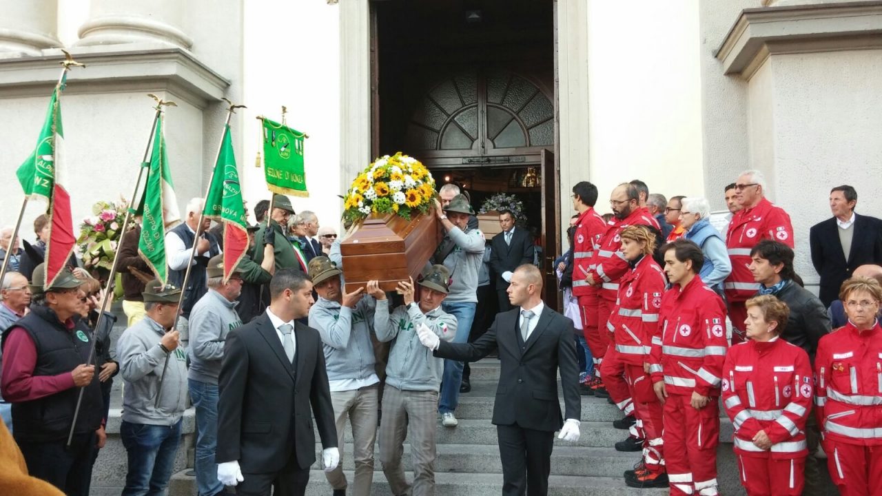 I funerali di Giovanni Battista Del Zotto e della figlia Patrizia FOTO e VIDEO