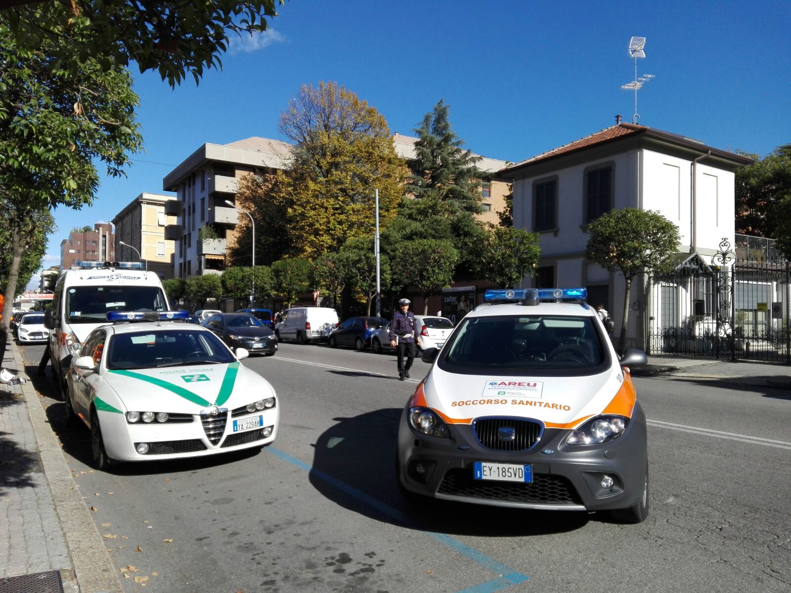 Inversione azzardata in corso Milano, 24enne al Pronto soccorso