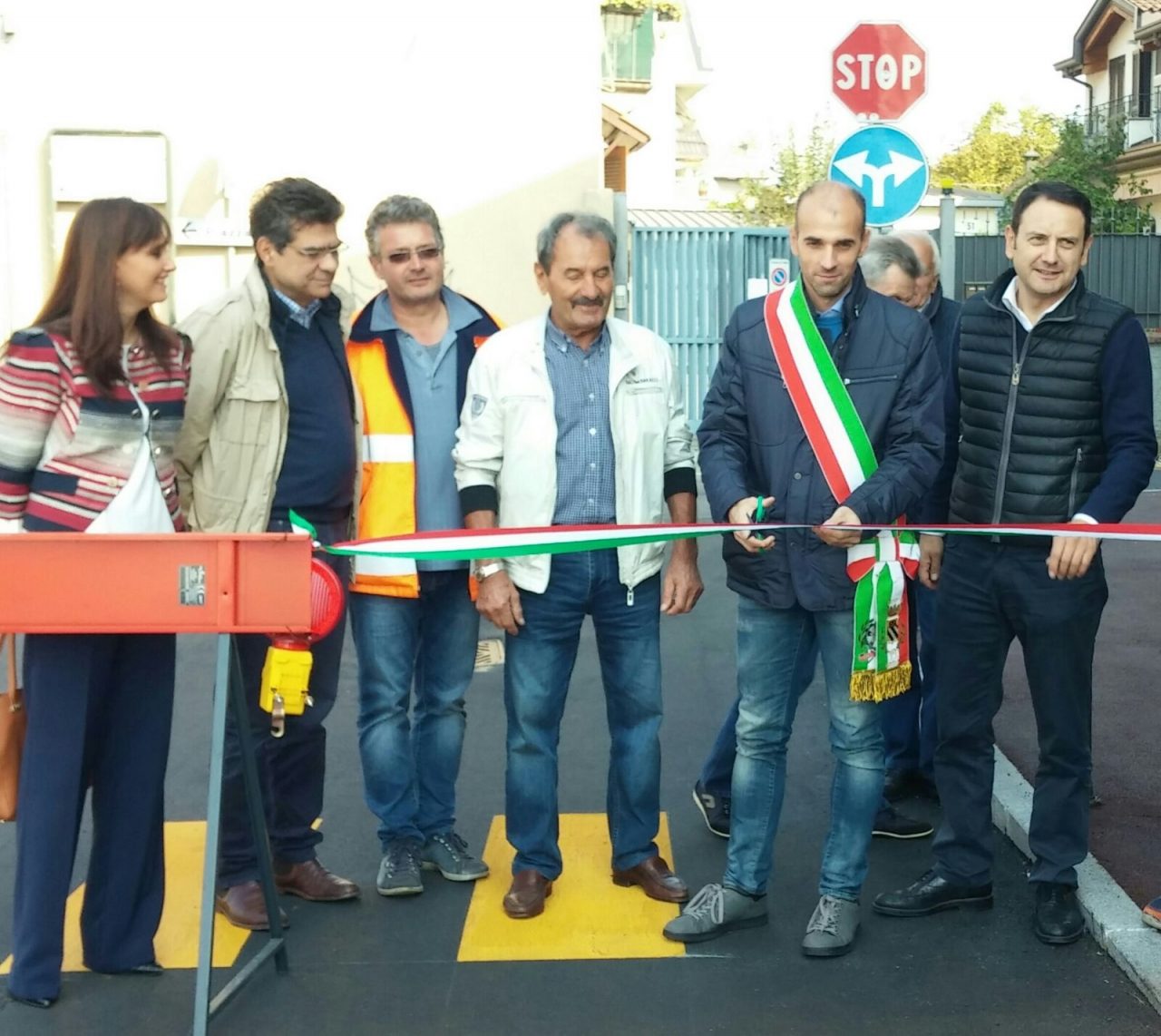 Meda, inaugurata la via Pace dopo i lavori di riqualificazione