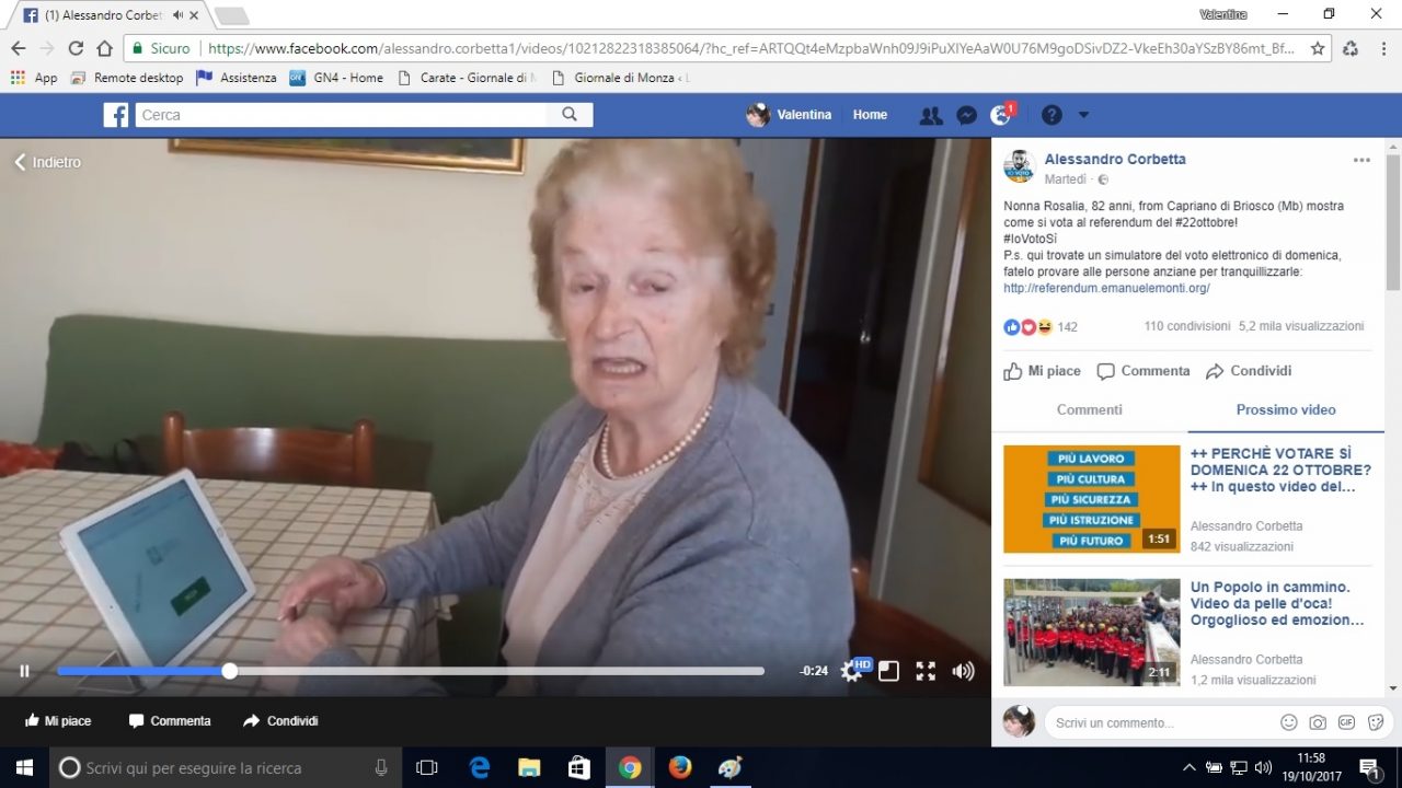 Referendum, a lezione da nonna Rosalia. GUARDA IL VIDEO