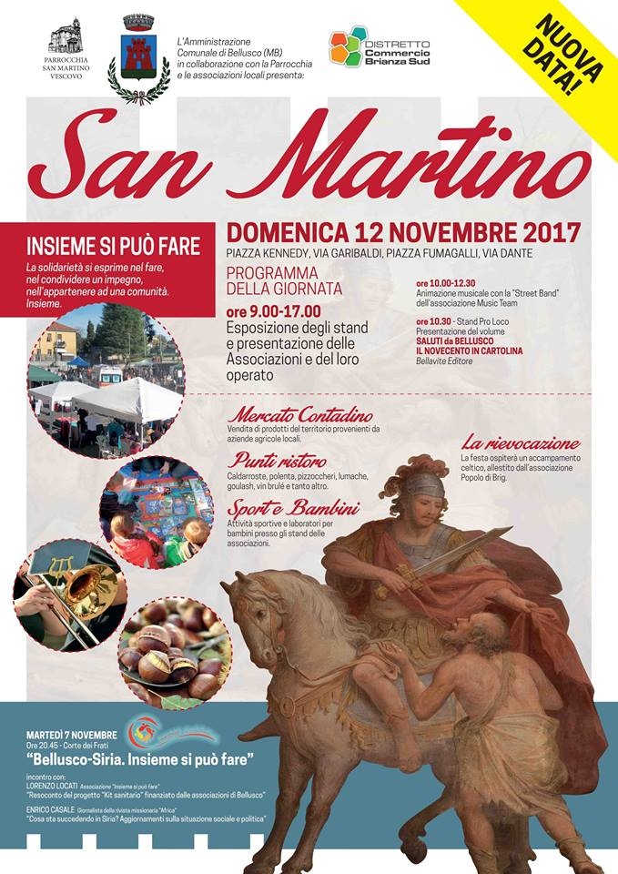 San Martino: festa rimandata a Bellusco
