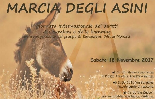Tutto pronto per la “Marcia degli asini”