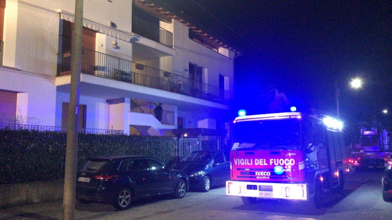 Sovico: principio di incendio in una palazzina di via Galvani VIDEO