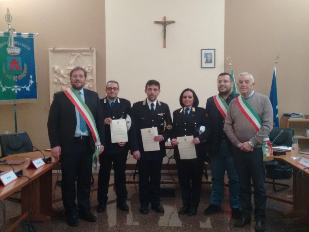Encomio alla Polizia locale da tre sindaci