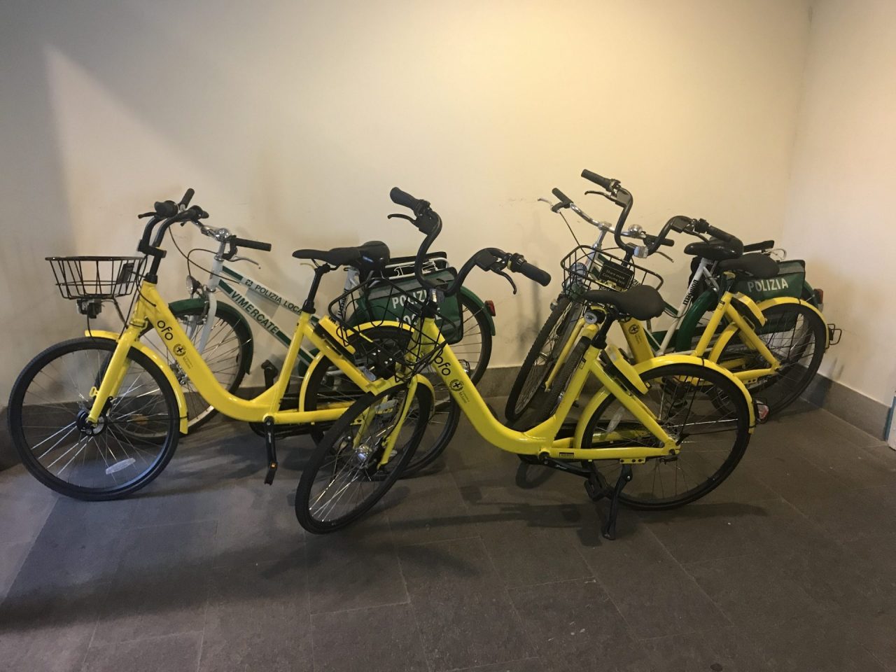 Le biciclette gialle di Milano spuntano a Vimercate