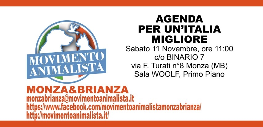 L’agenda politica del Movimento animalista