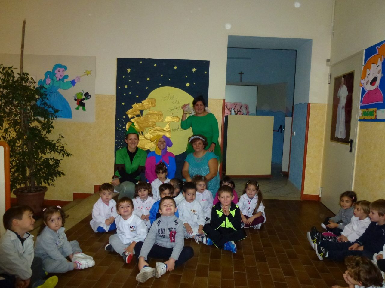 Peter Pan e Trilly all’asilo di Robbiano