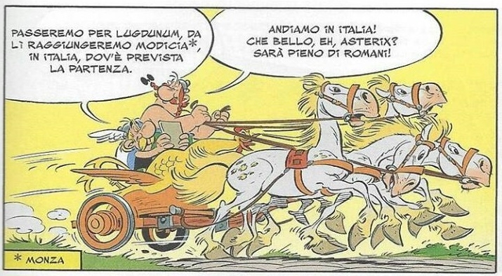Le avventure di Asterix e Obelix a Monza