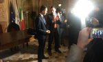 Luigi Di Maio a colloquio con il sindaco di Vimercate Sartini VIDEO