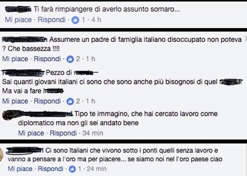 Assume rifugiato e finisce alla gogna su Facebook