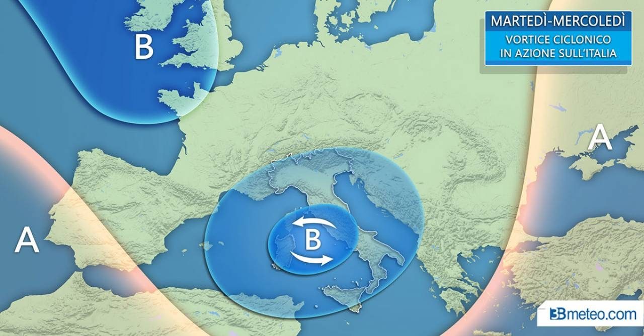 Meteo, stop alla siccità: due perturbazioni in settimana