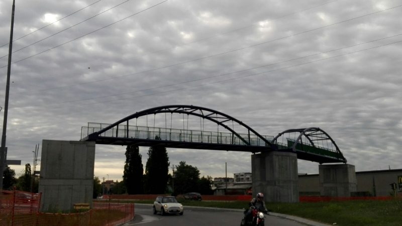 Passerella viale delle Industrie inaugurazione a dicembre