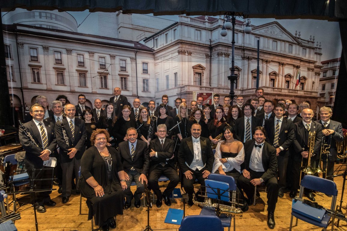 Concerto banda applausi a Paina