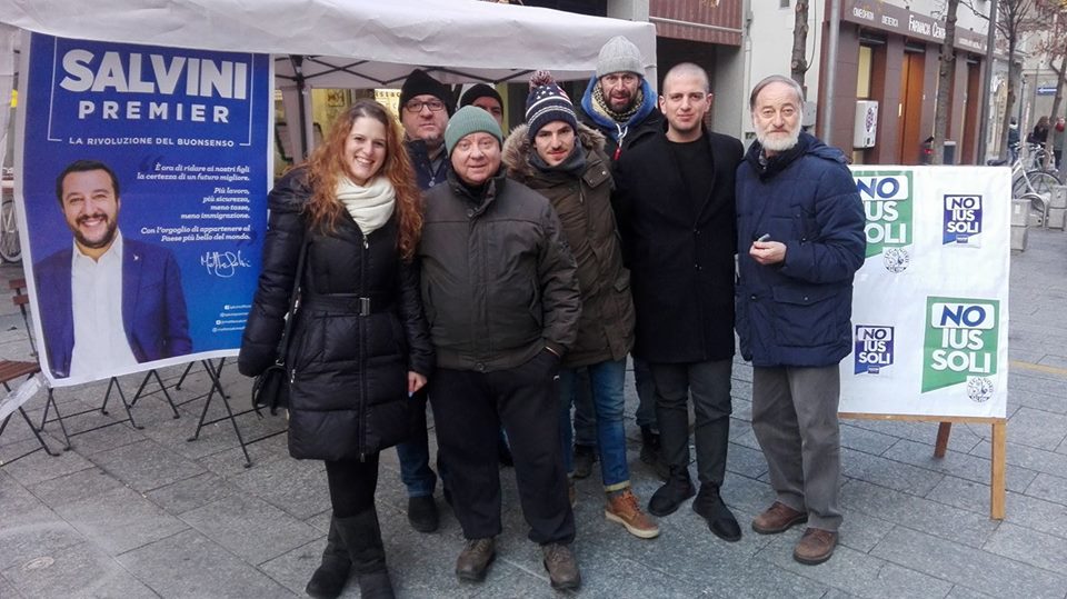 La Lega Nord in piazza contro lo Ius Soli