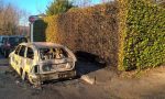 Auto bruciata nella notte, è incendio doloso?