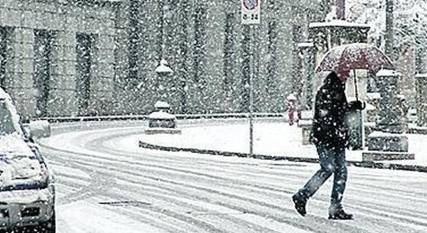 Rischio neve allerta della Protezione civile