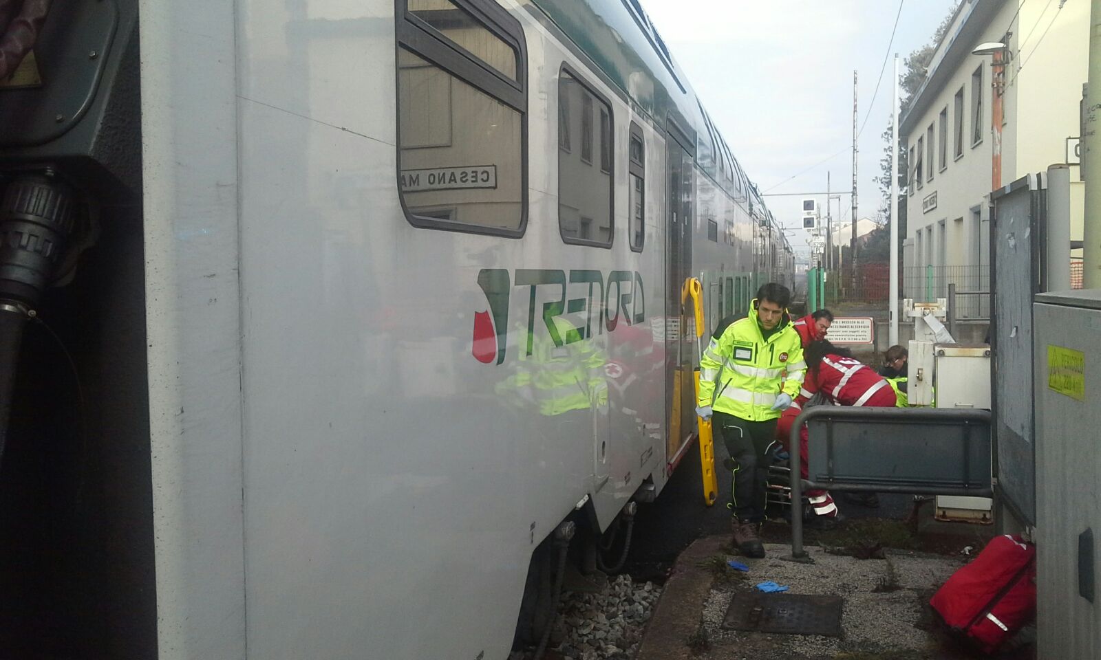 incidente treno Cesano Maderno