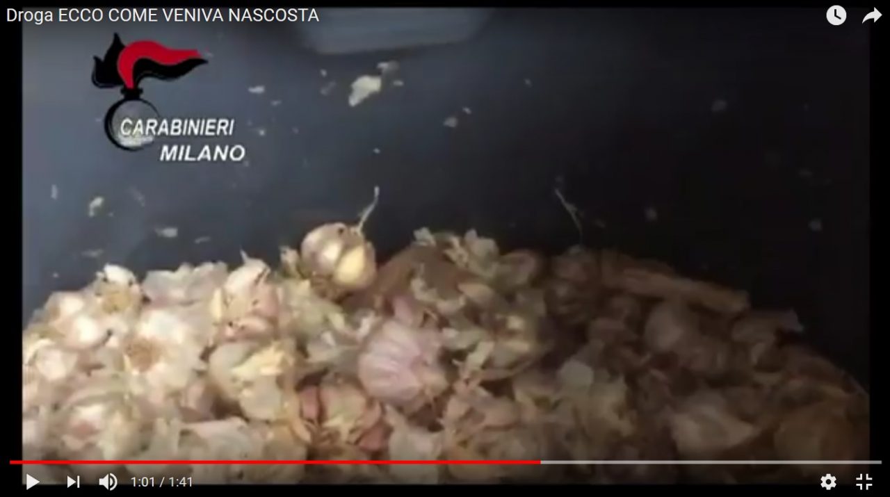 Droga, ecco come veniva nascosta