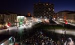 Albero di Natale vivente in piazza Trento IL VIDEO