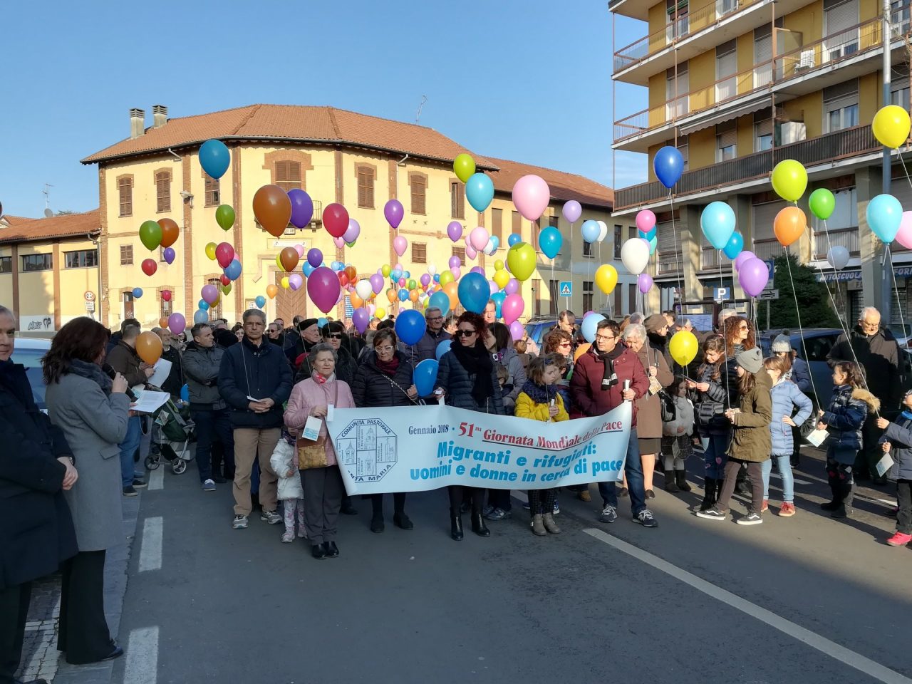 In marcia per la pace con i migranti