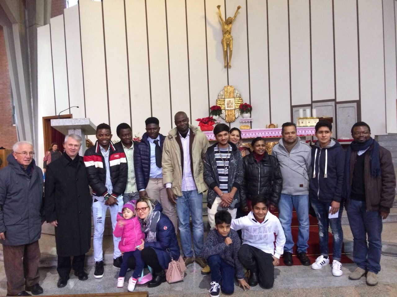 Messa a Meda per la Giornata internazionale del migrante FOTO