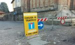 Voragine in strada, chiusa via Verdi a Lentate FOTO