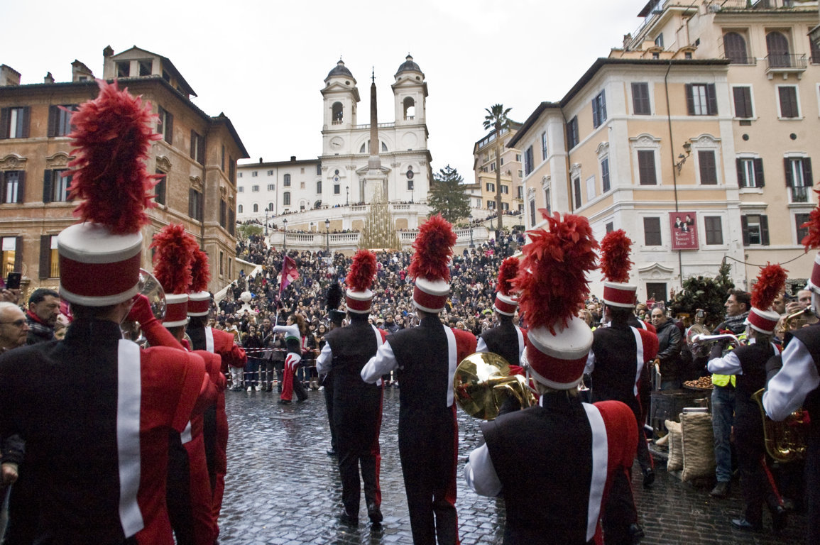 Elettrizzante parata a Roma per la Triuggio Marching Band